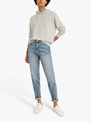 Reiss Bay Relaxed Fit Jeans, Mid Blue