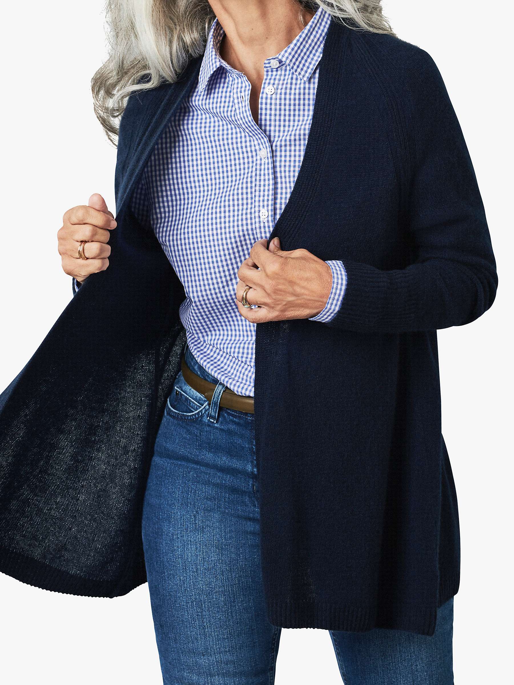 Buy Pure Collection Cashmere Swing Cardigan Online at johnlewis.com