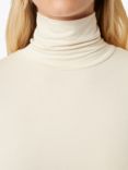French Connection Venitia Roll Neck Jersey Top