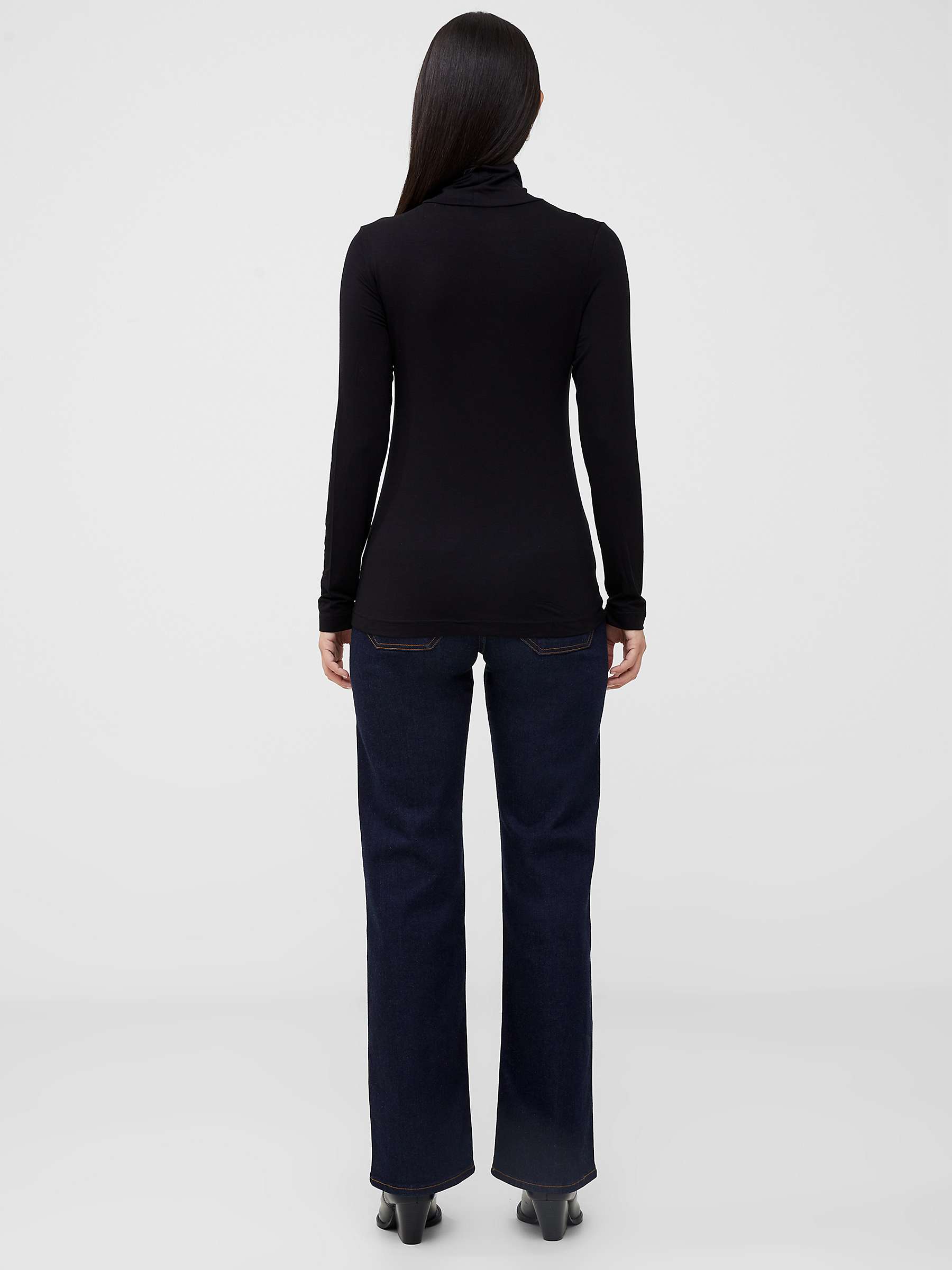 Buy French Connection Venitia Roll Neck Jersey Top Online at johnlewis.com