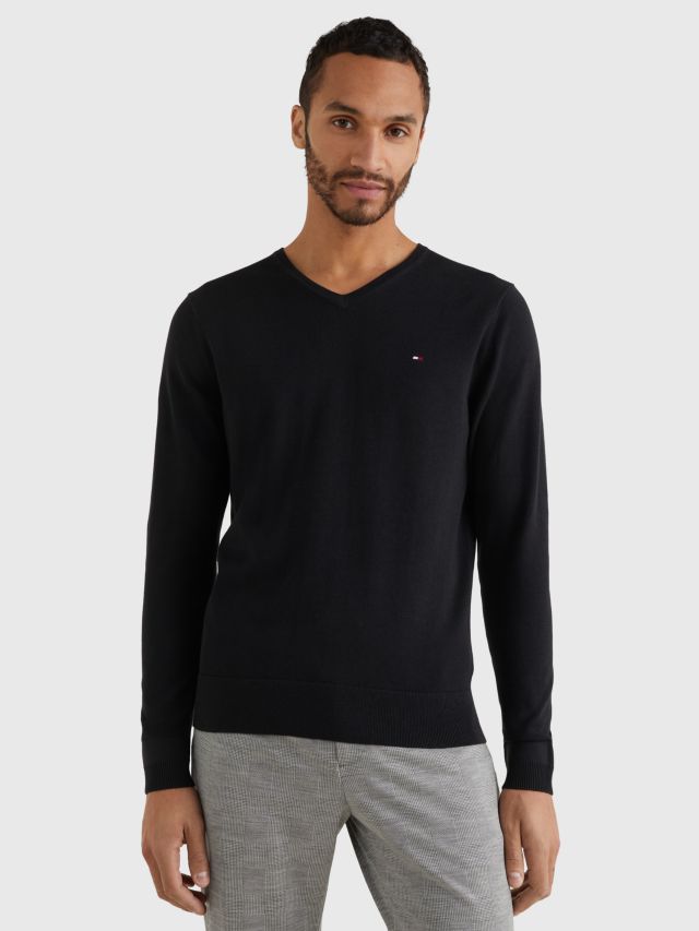 Tommy Hilfiger CORE TOMMY LOGO Black - Free delivery