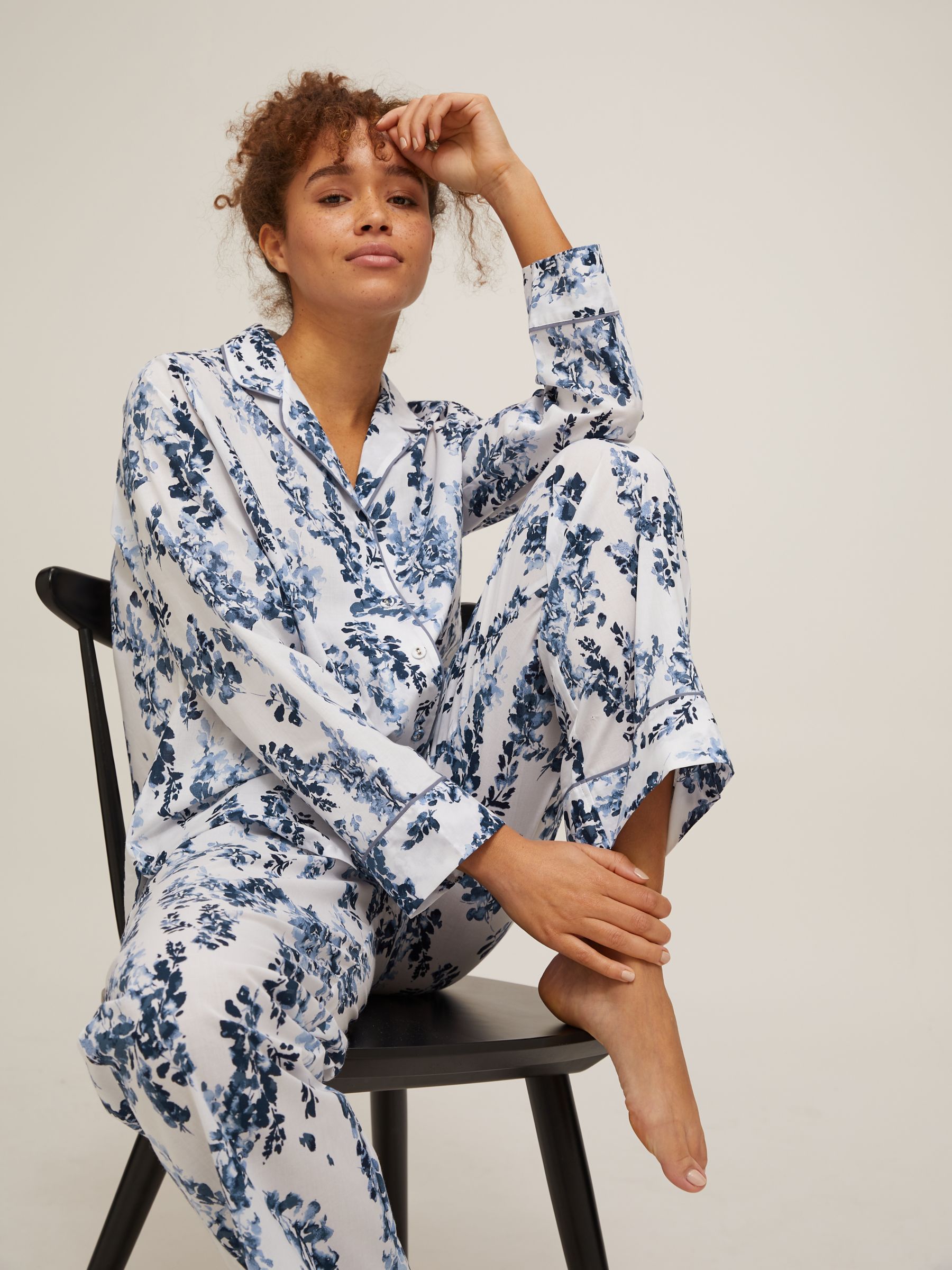 Buy John Lewis Wisteria Cotton Pyjama Set Online at johnlewis.com