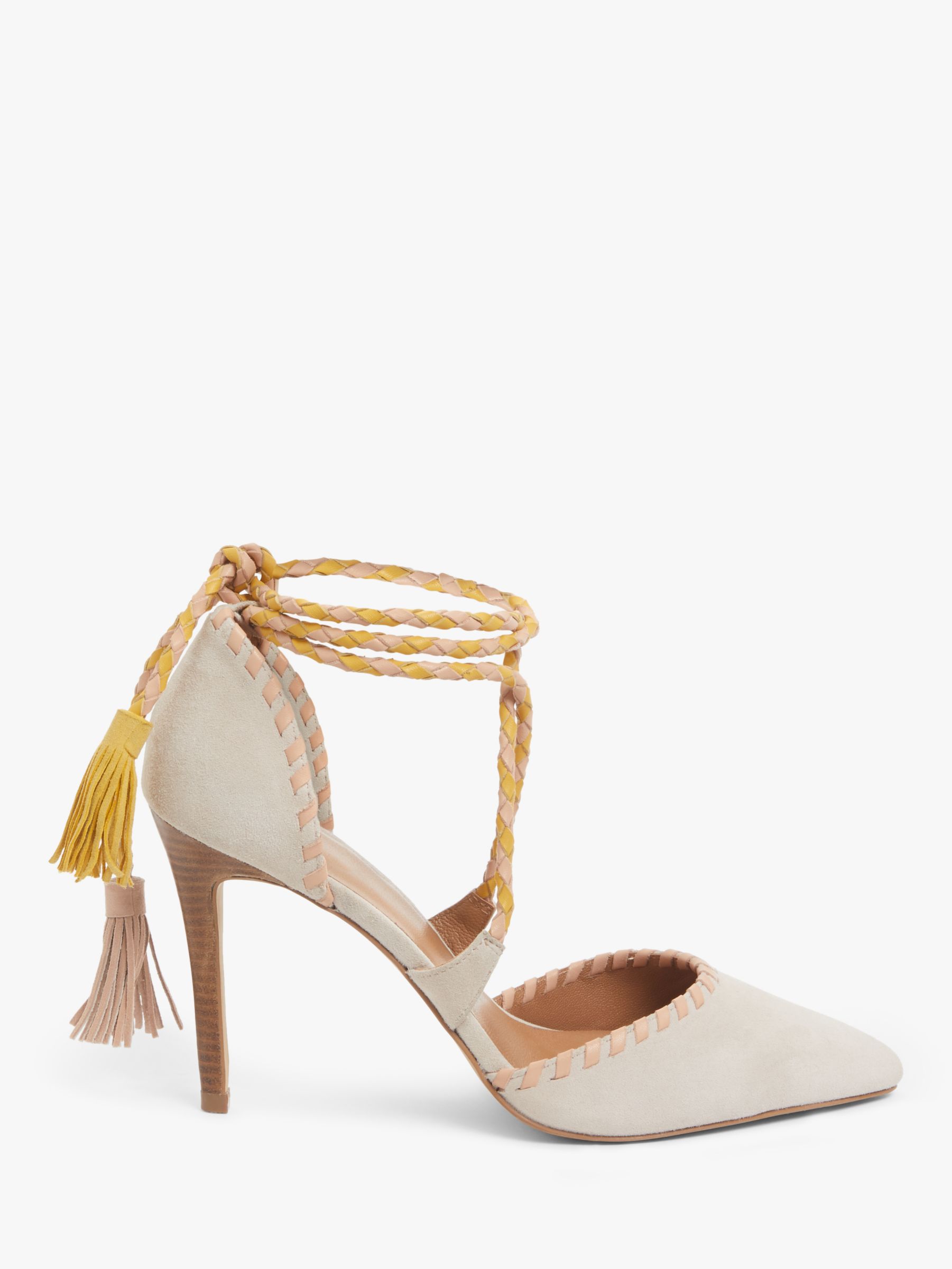 AND/OR Becka Suede Tassel Court Shoes