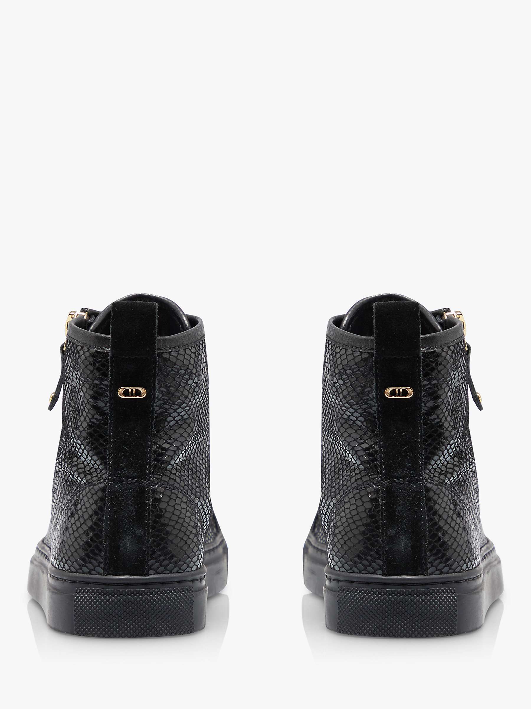 Buy Dune Elfred Leather Side Zip High Top Trainers Online at johnlewis.com