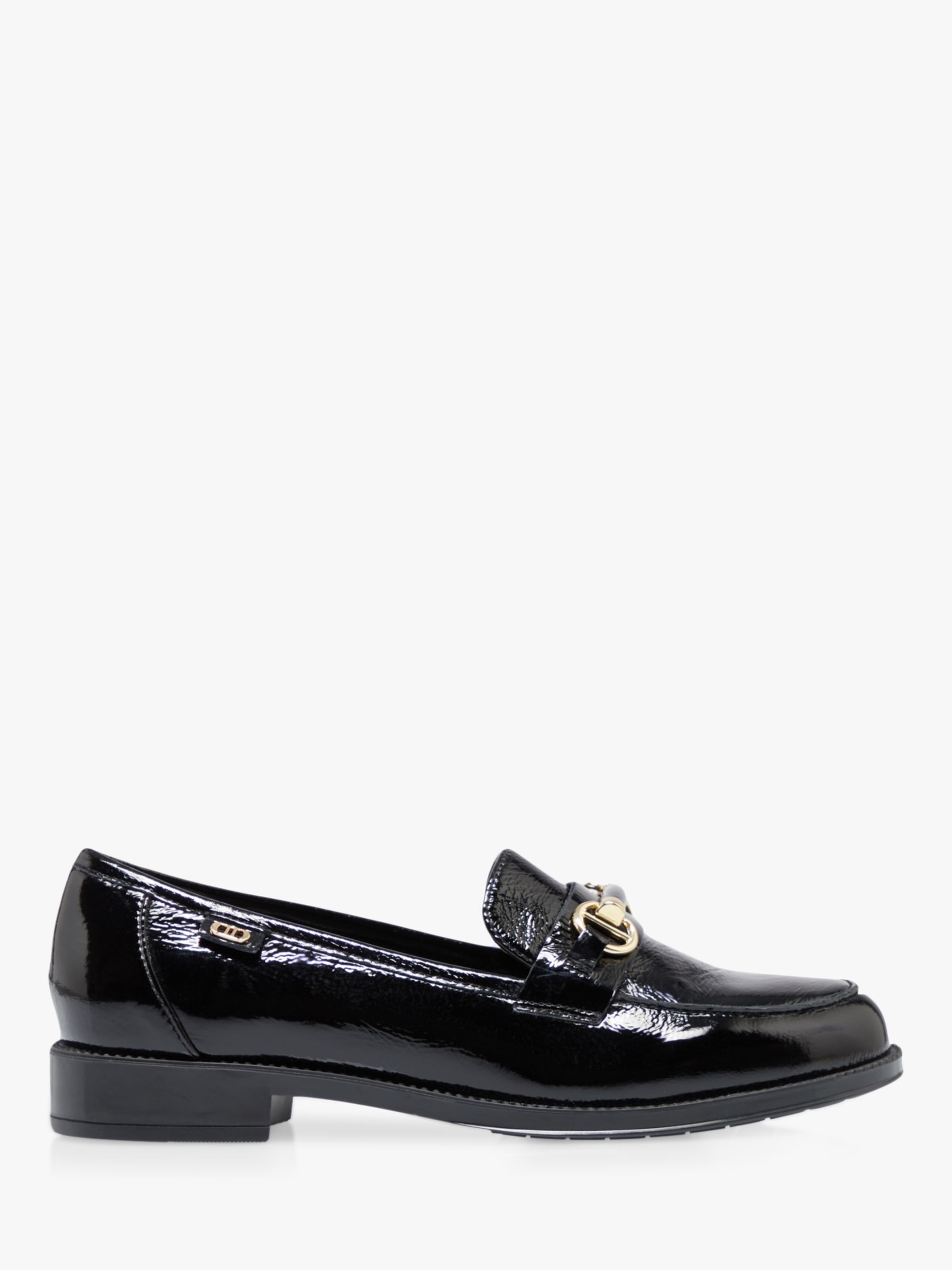 Dune Guys Leather Loafers, Black