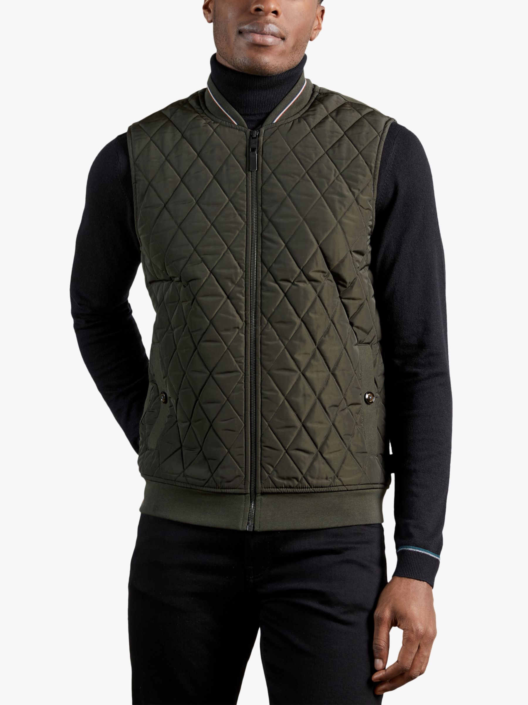 Ted Baker Britts Quilted Jersey Gilet at John Lewis & Partners