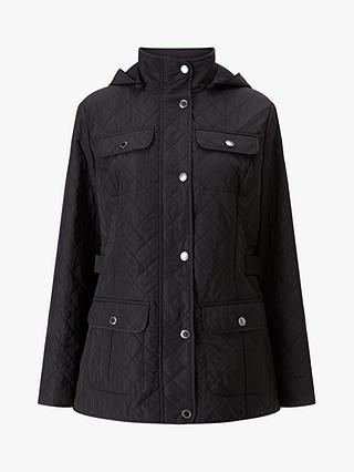 Four Season Quilted Jacket, Black