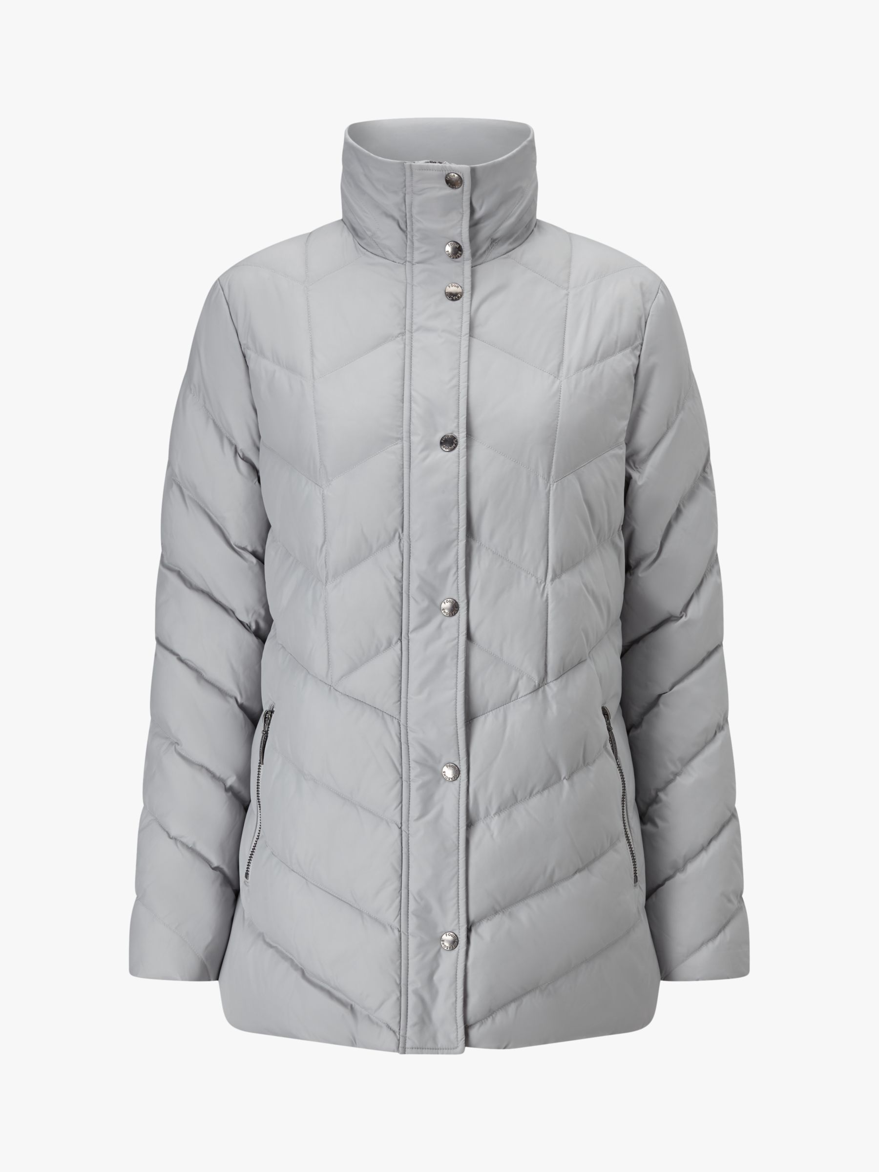 Four Seasons Quilted Jacket, Silver at John Lewis & Partners
