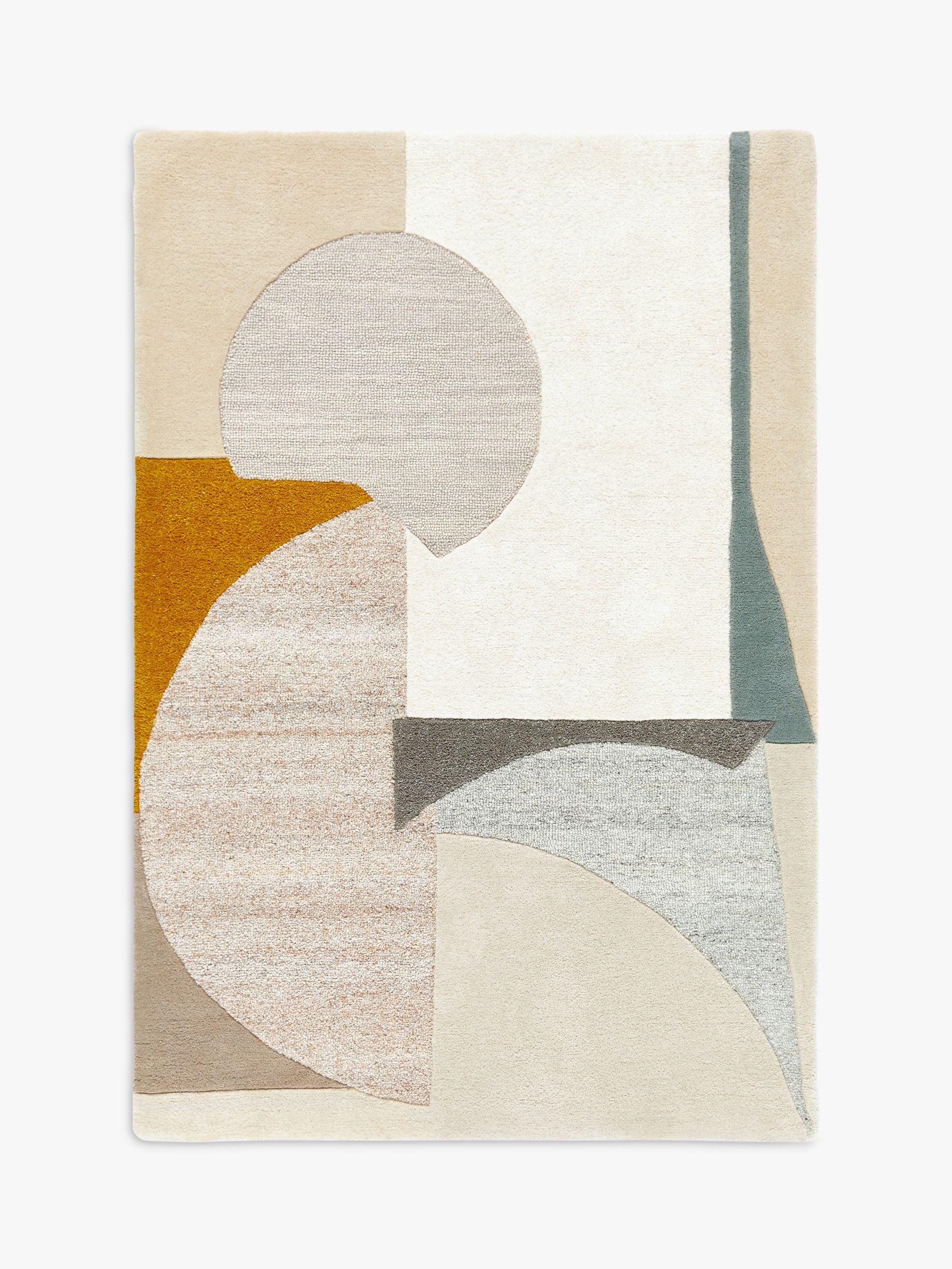 John Lewis Collage Connect Rug, Natural, L300 x W200