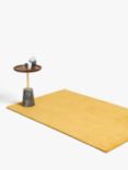 John Lewis ANYDAY Plain Easy Care Rug, Mustard