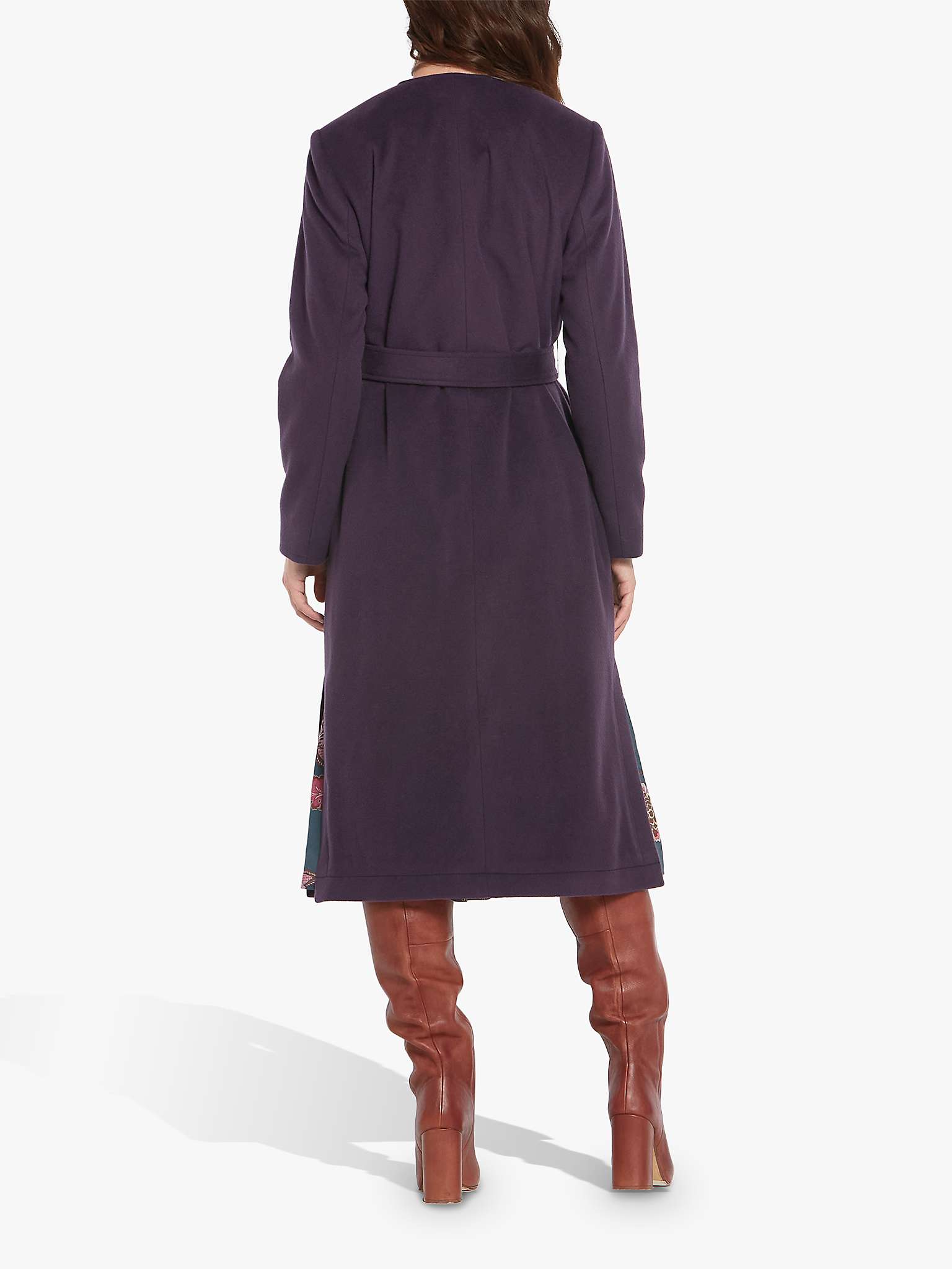 Buy Helen McAlinden Rebecca Wool Cashmere Blend Coat, Mulberry Online at johnlewis.com