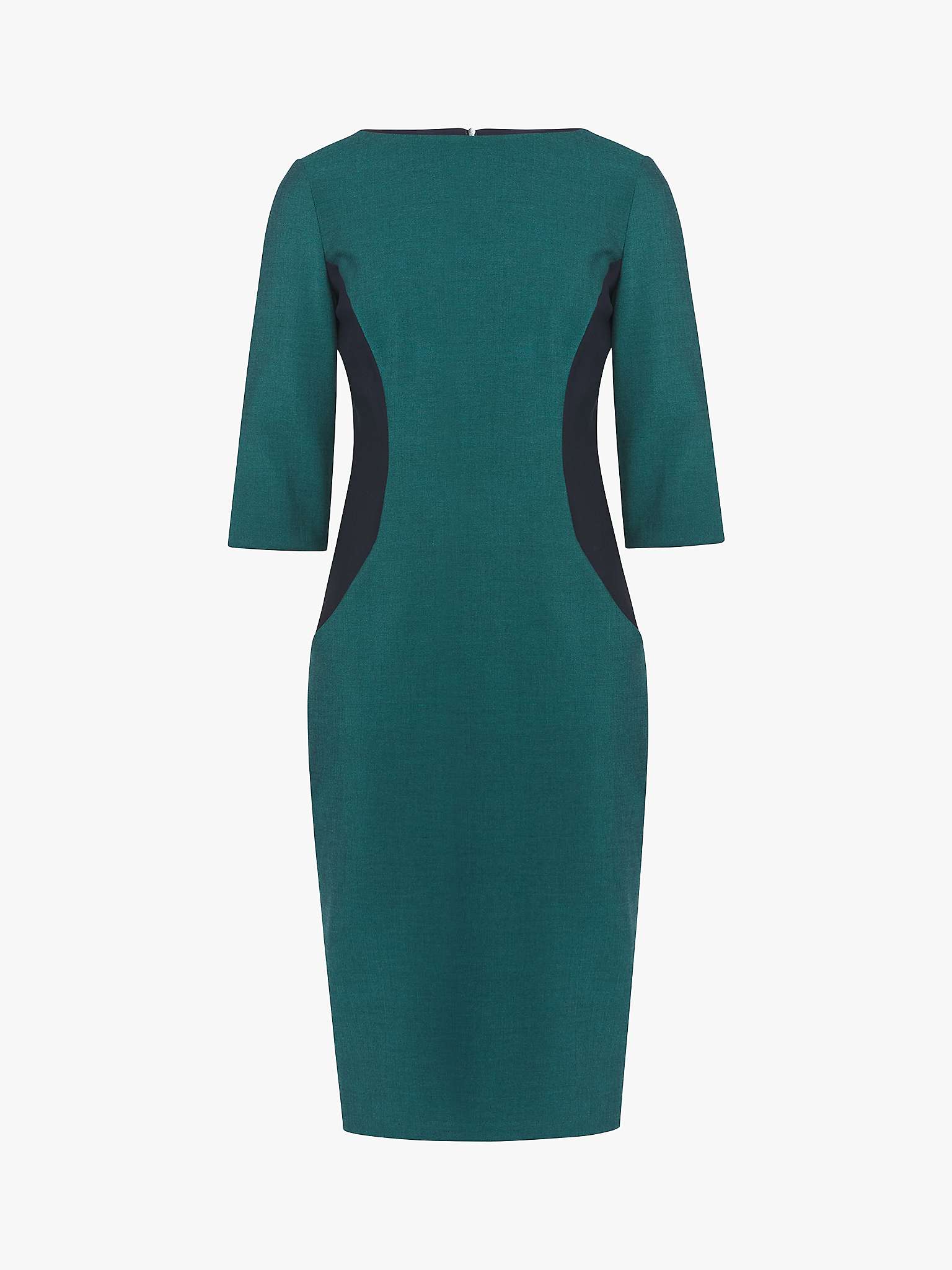 Buy Helen McAlinden Vivienne Colour Block Dress, Navy/Teal Online at johnlewis.com