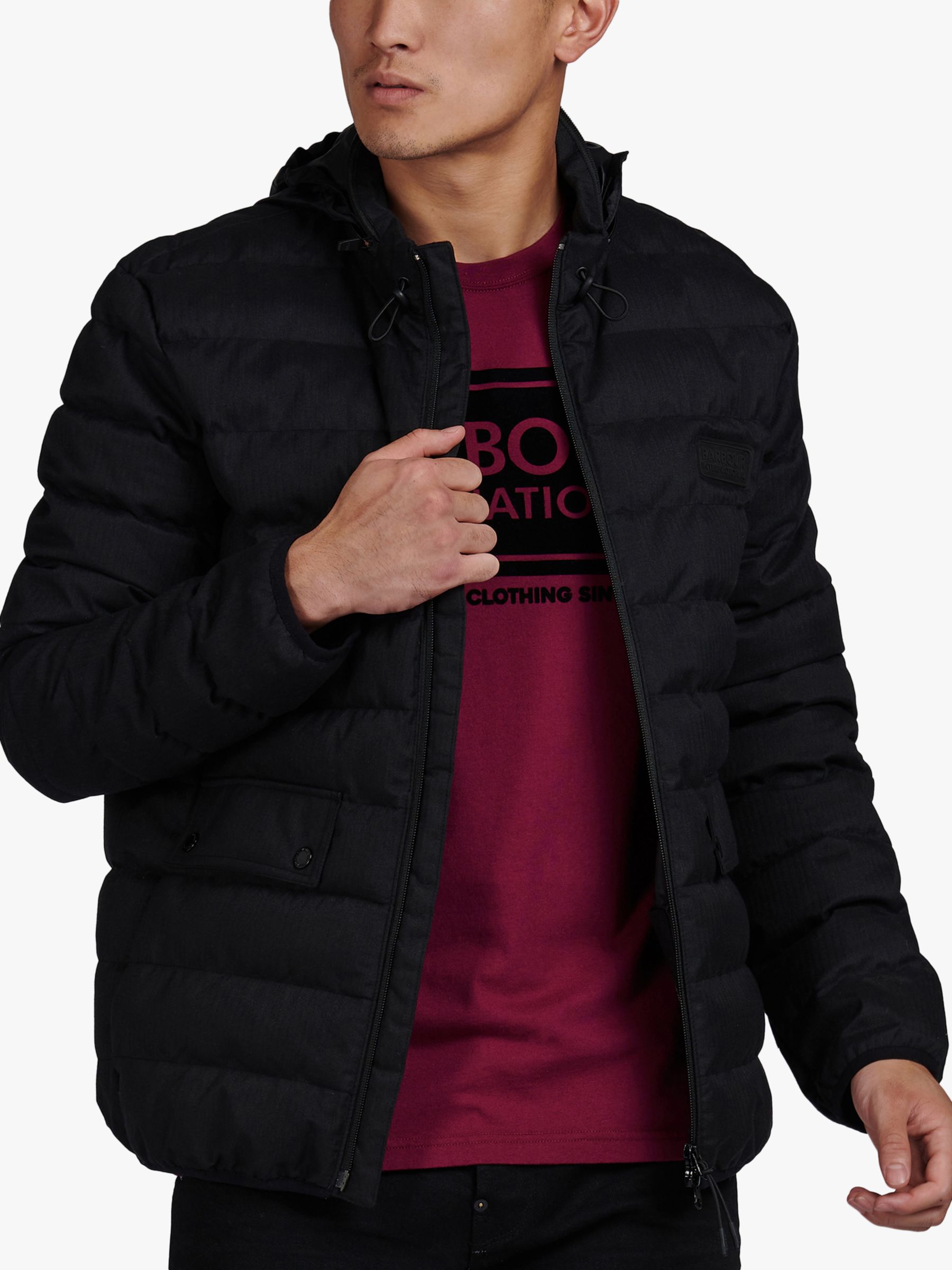 barbour international jacket quilted