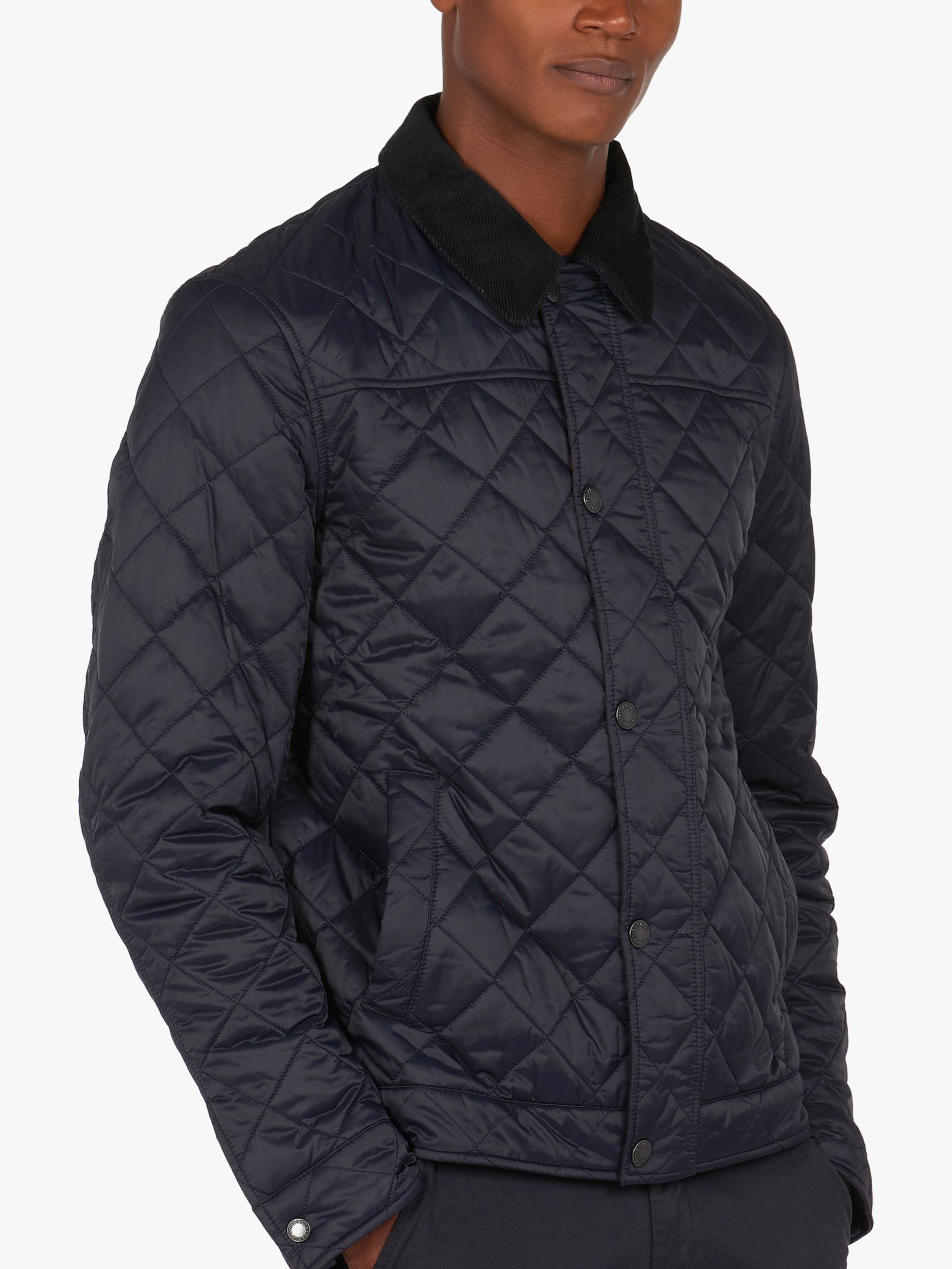 Barbour Lemal Quilted Jacket, Navy at 