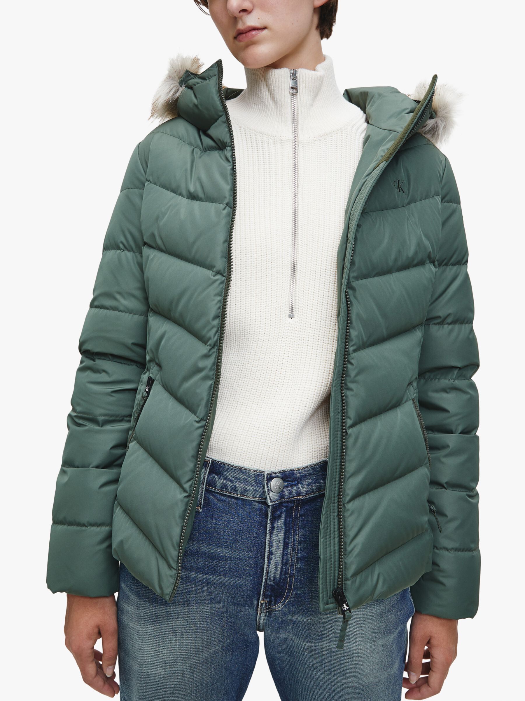 Download Calvin Klein Jeans Short Down Jacket at John Lewis & Partners