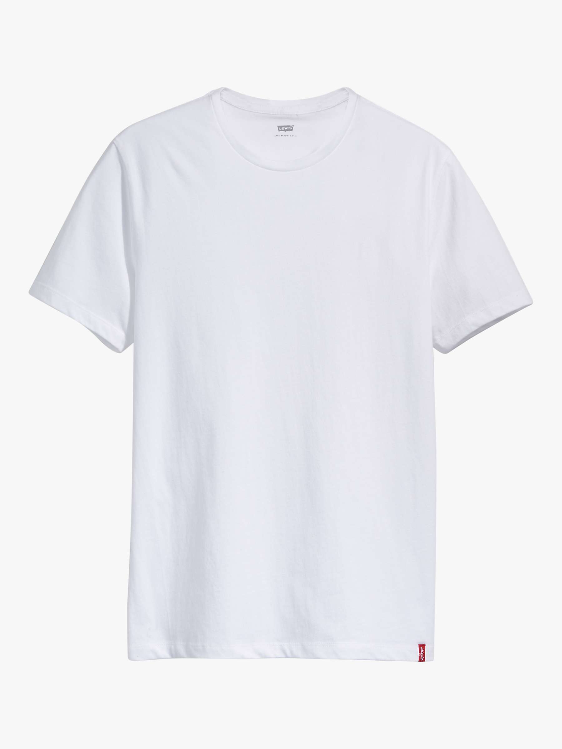 Buy Levi's Cotton Slim Fit Crew Neck T-Shirt, Pack of 2 Online at johnlewis.com