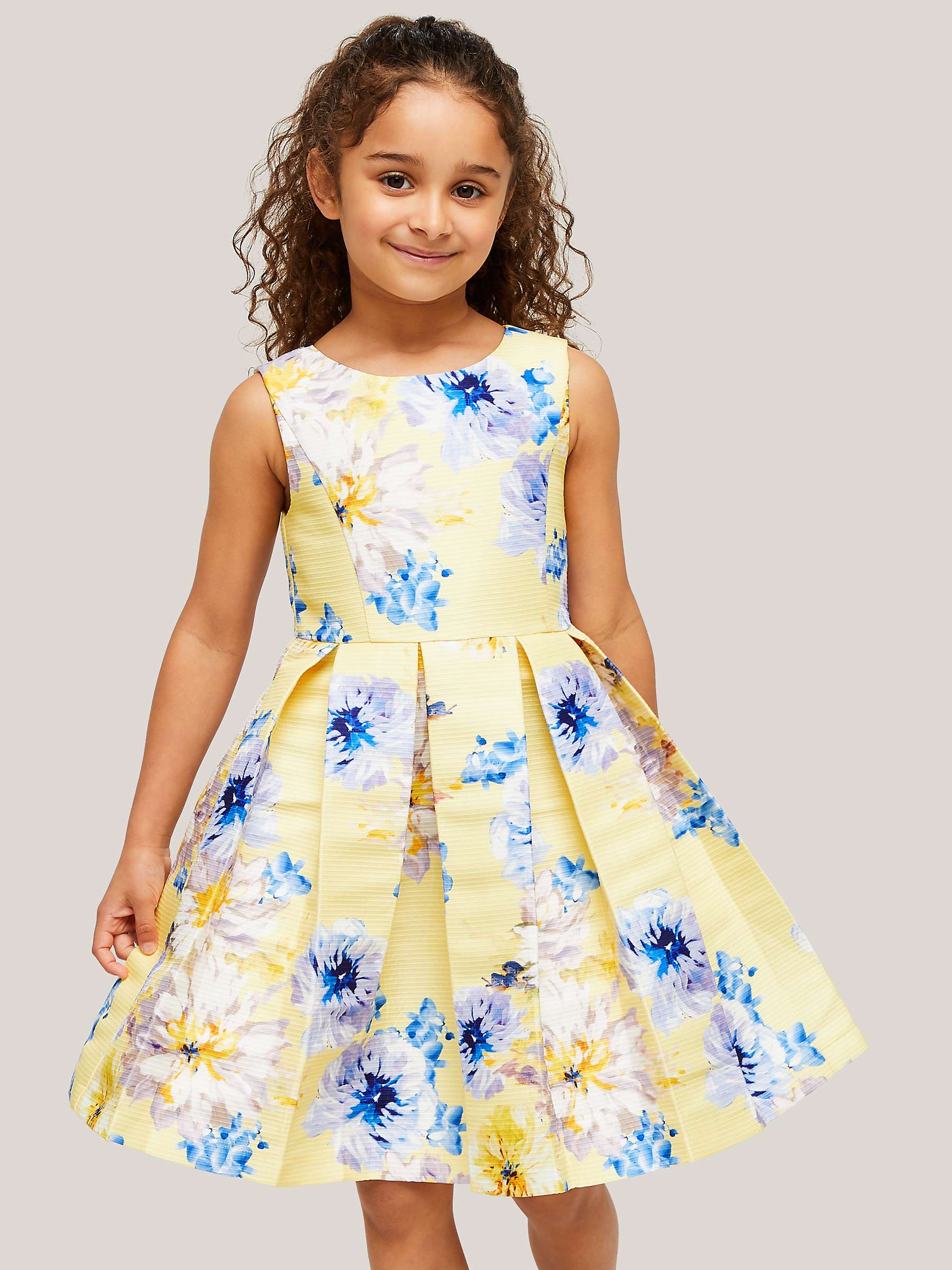 John Lewis & Partners Heirloom Collection Kids' Bold Floral Dress