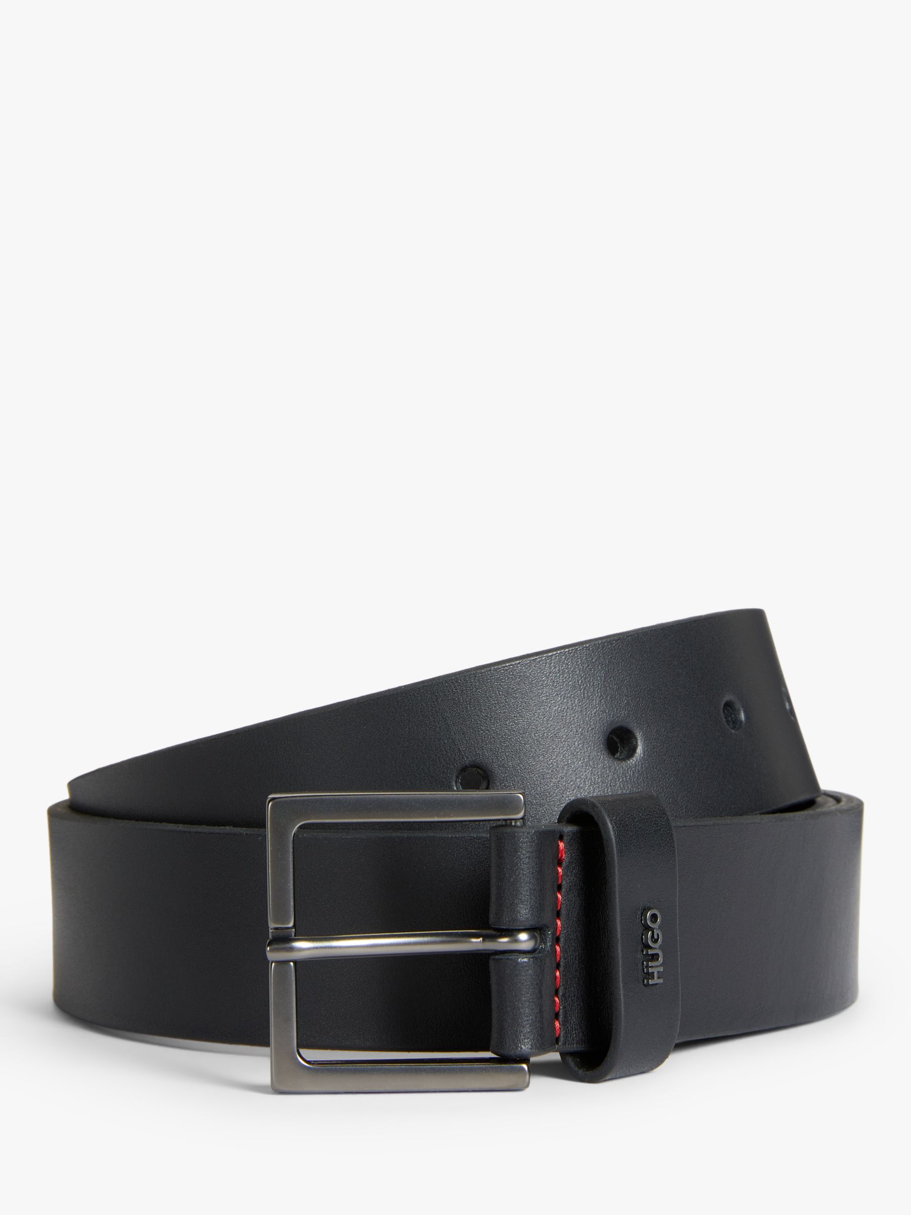 Hugo By Hugo Boss Giove Leather Belt Black 5366