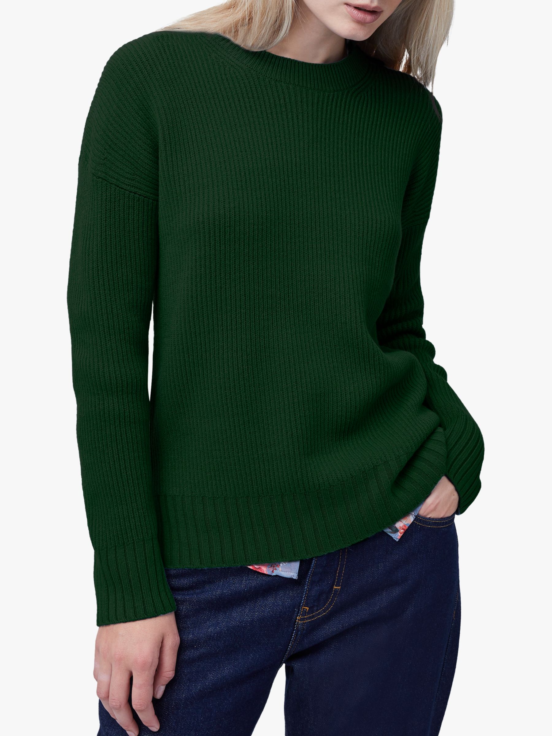 french-connection-ribbed-jumper-forest-green-at-john-lewis-partners