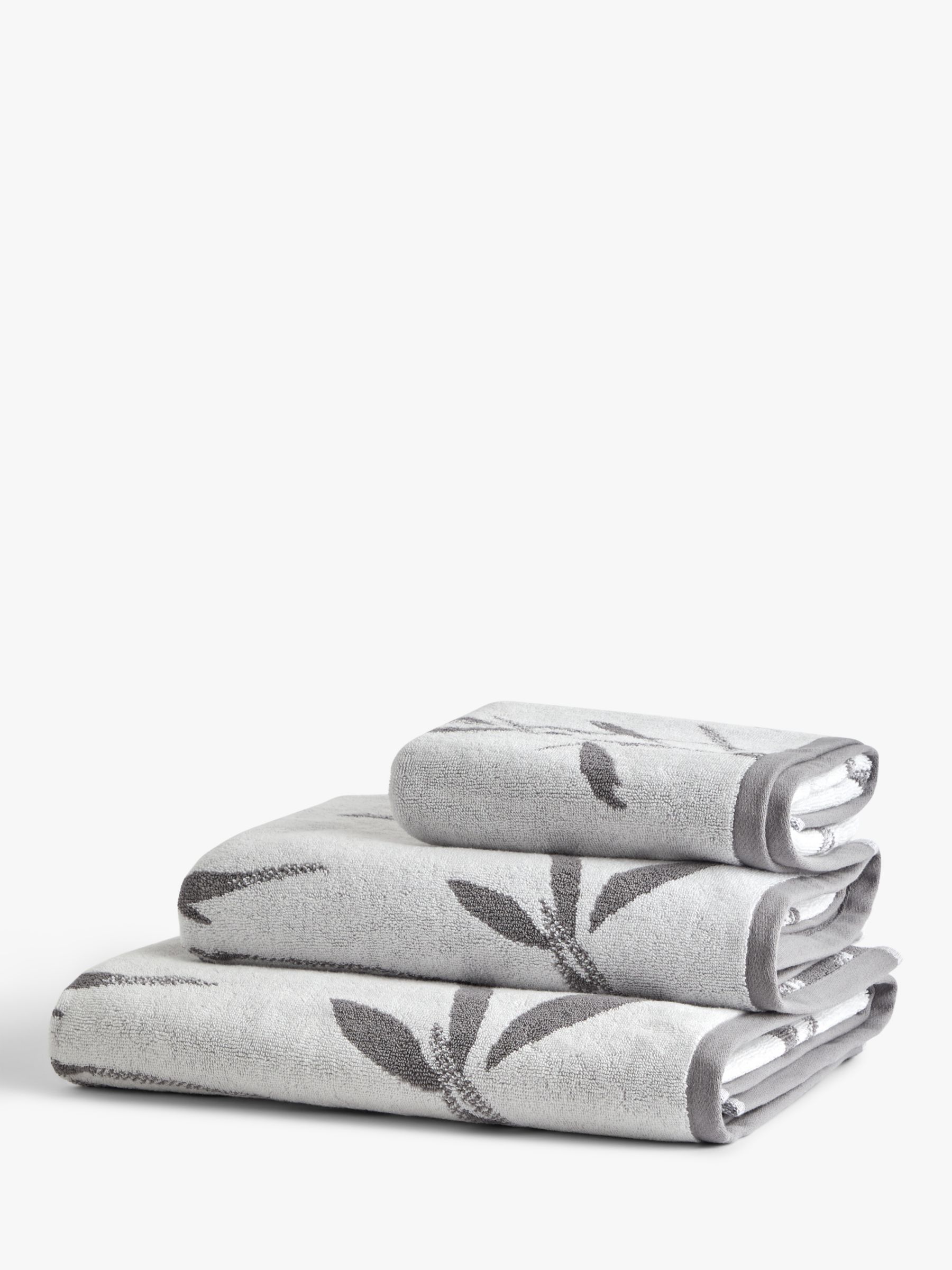 John Lewis Kojo Towels, Grey