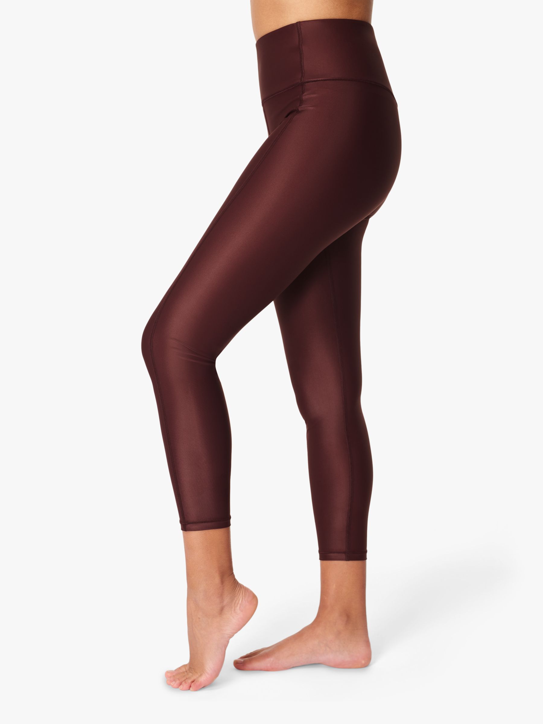 Sweaty Betty High Shine 78 Gym Leggings Blac