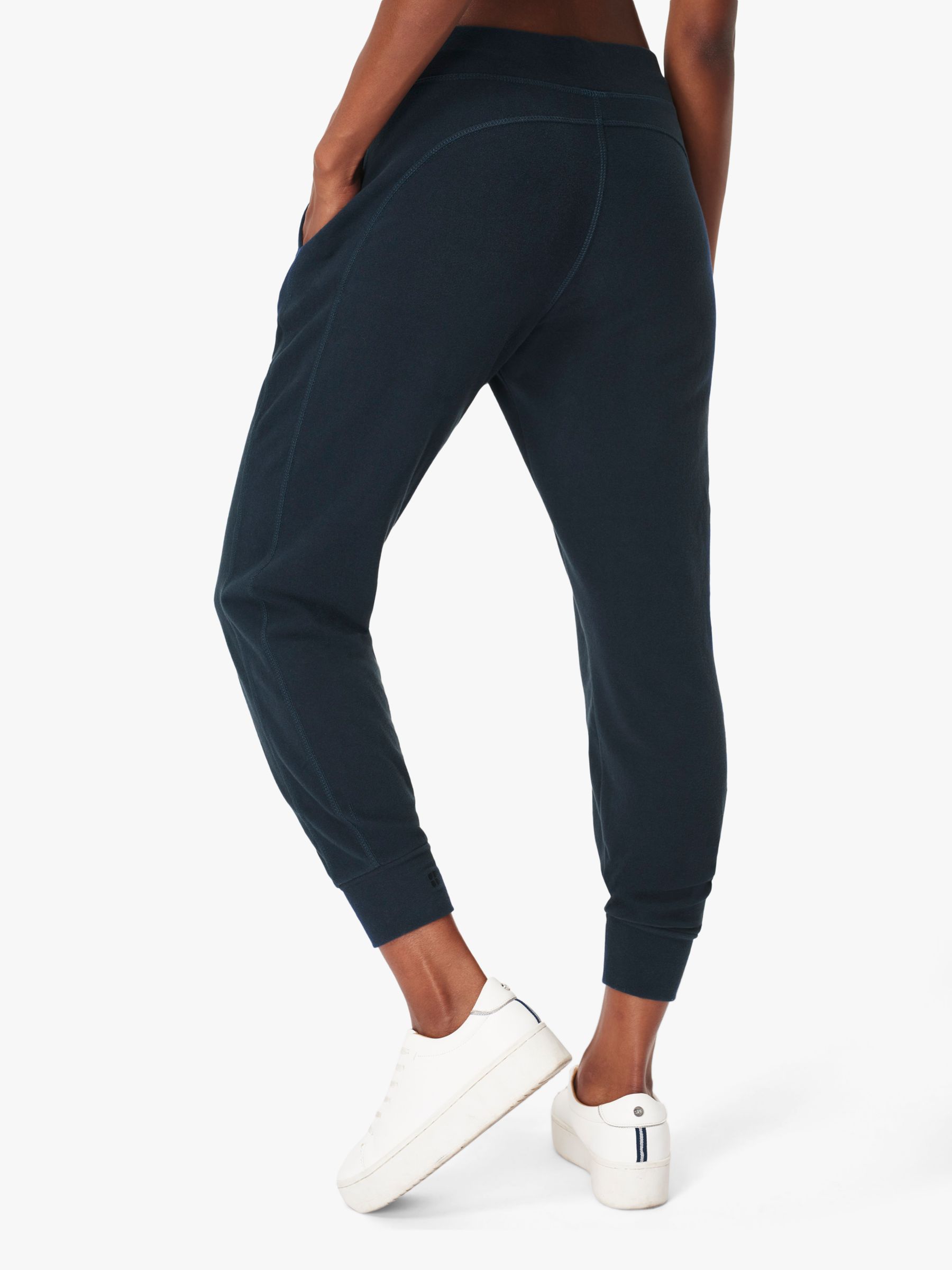 Sweaty Betty Gary Luxe Fleece Yoga Pants, Beetle Blue