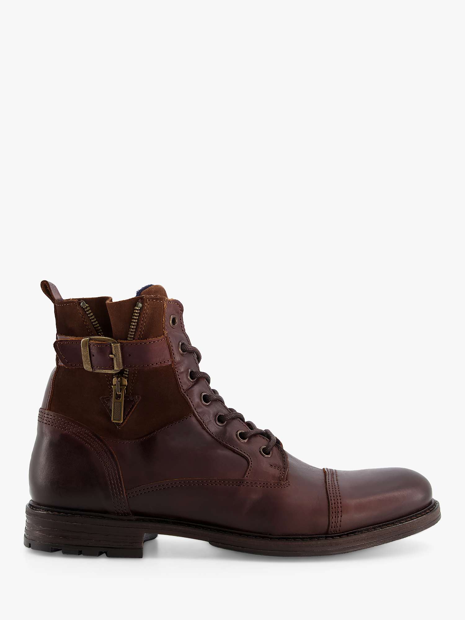 Buy Dune Call Casual Buckle Detail Ankle Boots Online at johnlewis.com