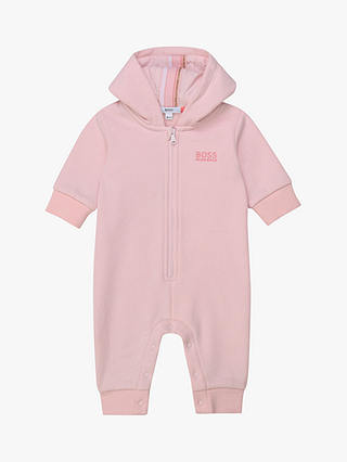 HUGO BOSS Baby Logo Bodysuit, Pale Pink