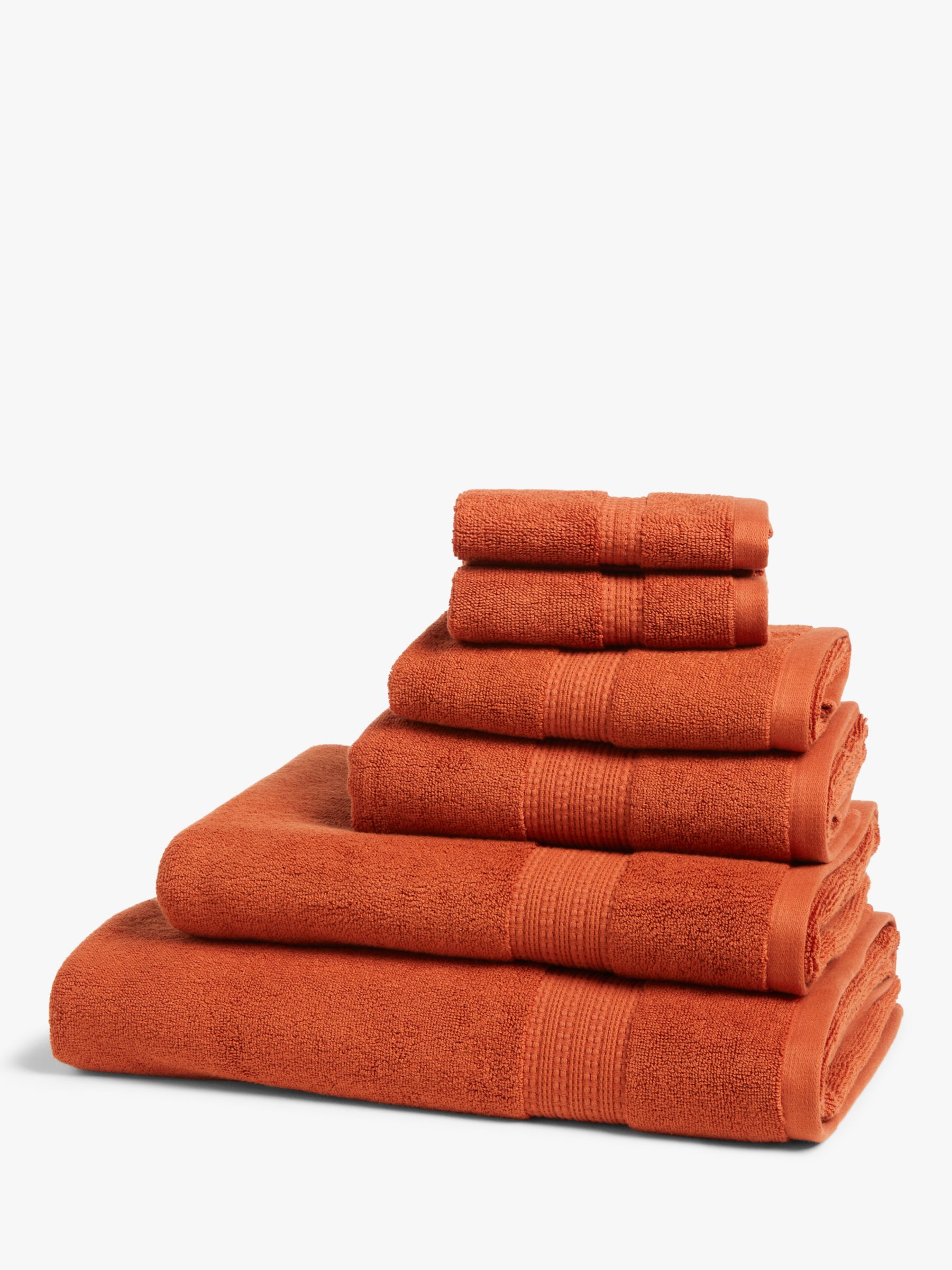 John Lewis Supreme Supima® Cotton Towels, Paprika
