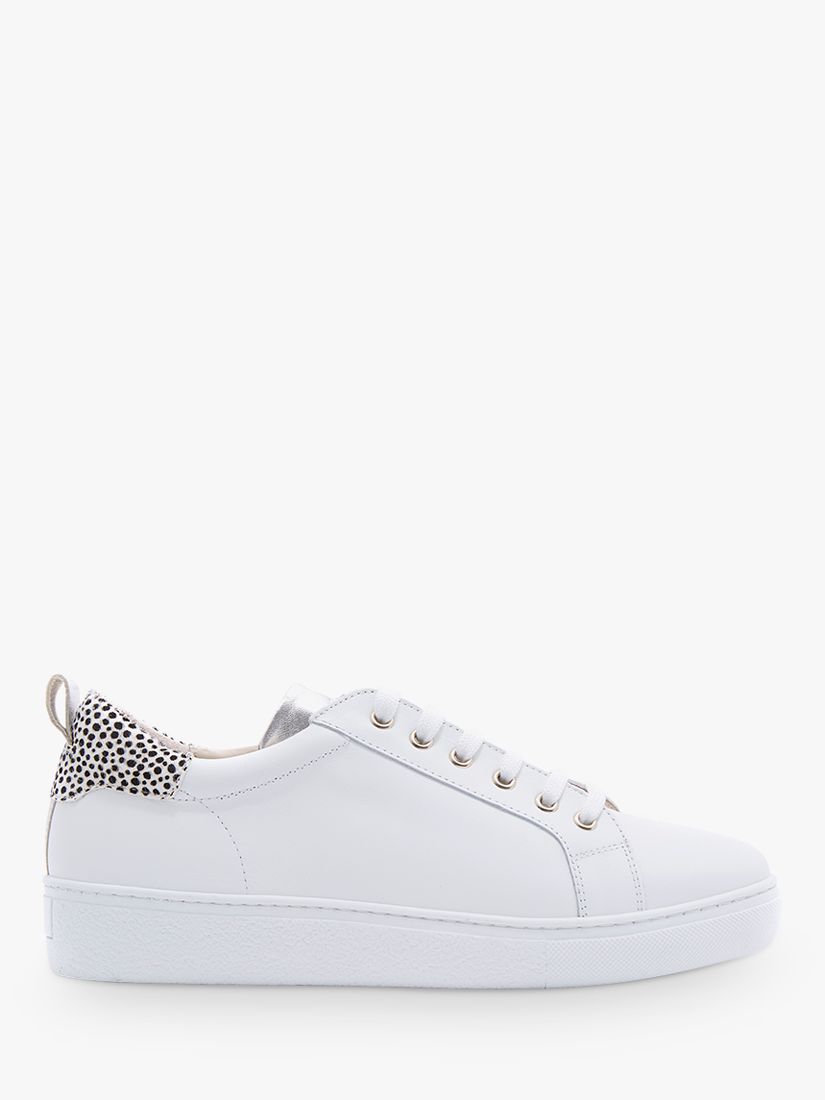 Allie leopard best sale lace up trainer