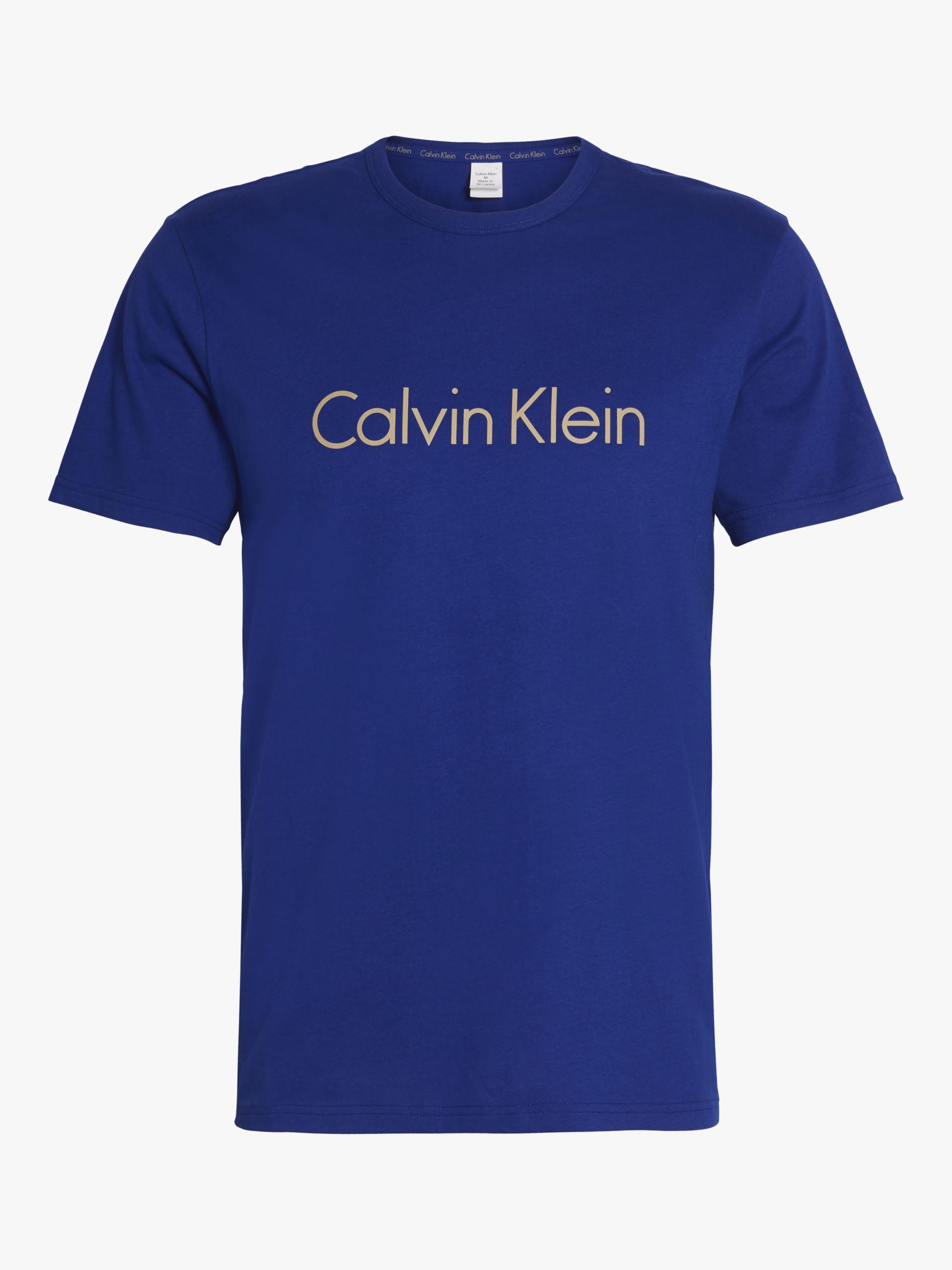 Calvin Klein CK Comfort Lounge T-Shirt, Sharp Blue at John Lewis & Partners