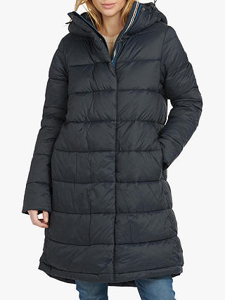 Barbour Kelp Quilted Hooded Jacket, Navy