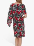 Gina Bacconi Johana Floral Jersey Midi Dress, Multi
