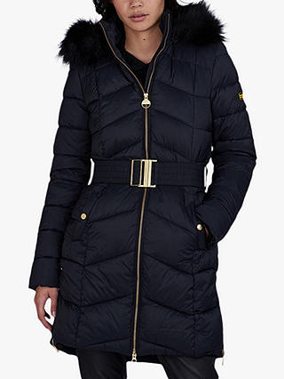 Barbour International Match Quilted Coat