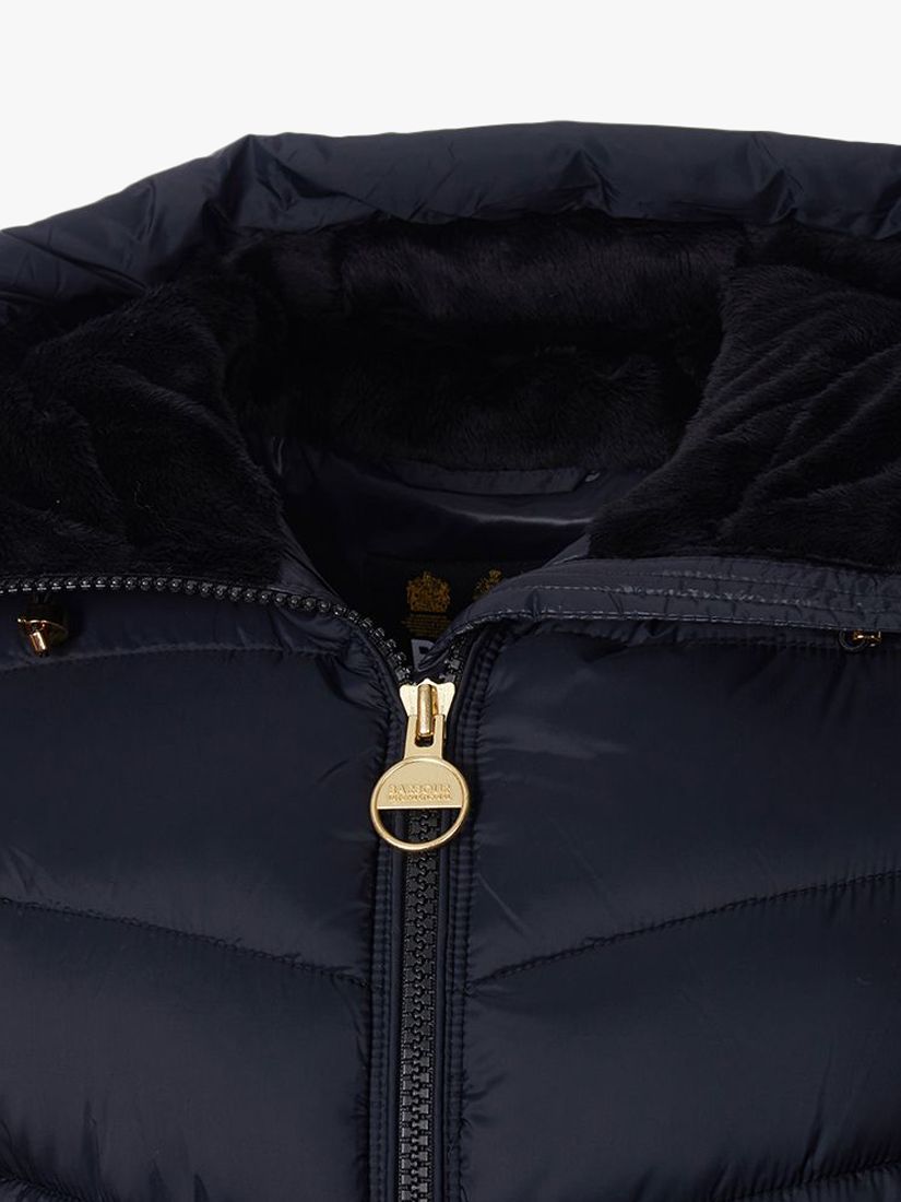 Barbour International Lineout Long Quilted Coat