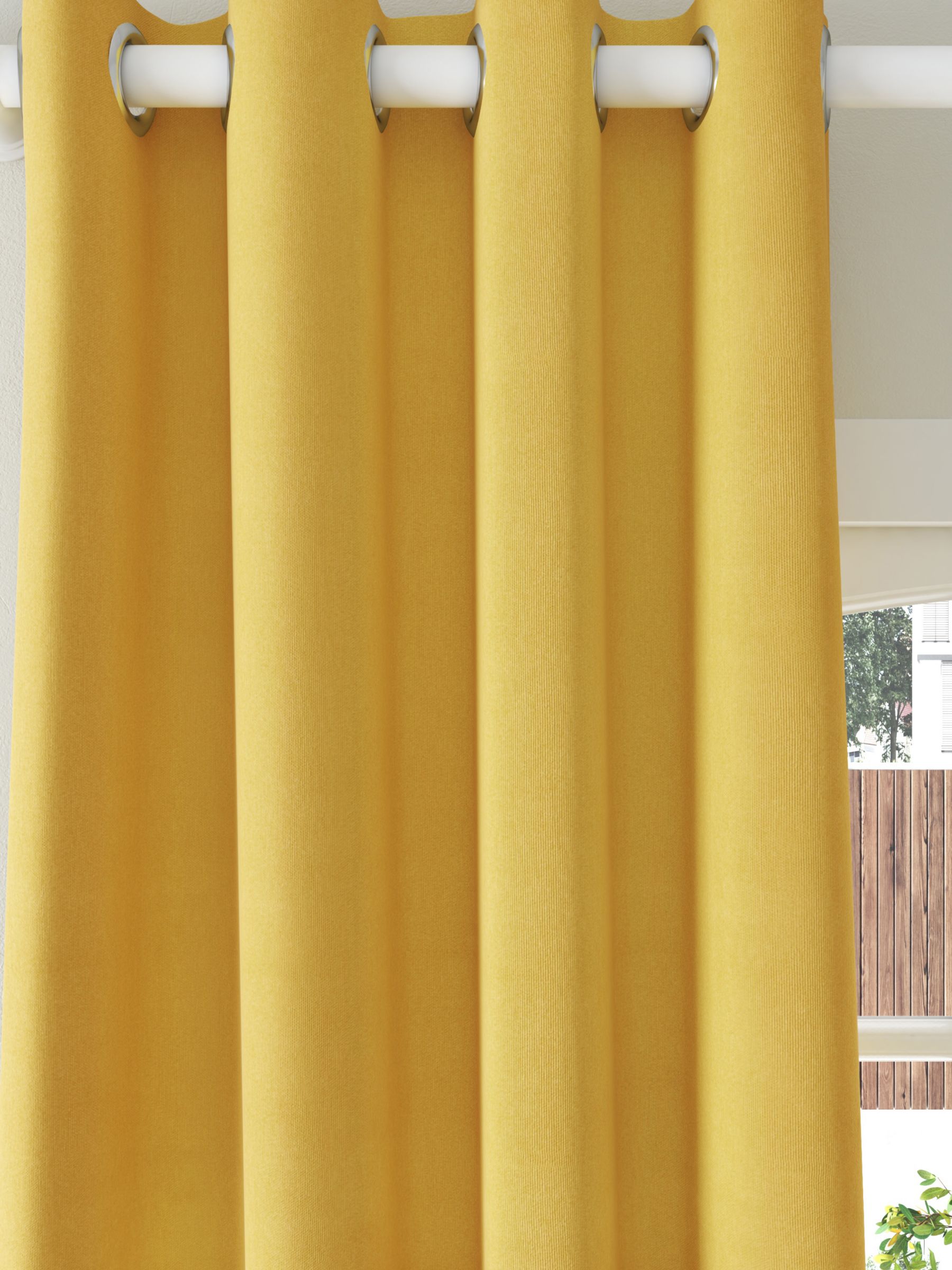 ANYDAY John Lewis & Partners Arlo Pair Lined Eyelet Curtains