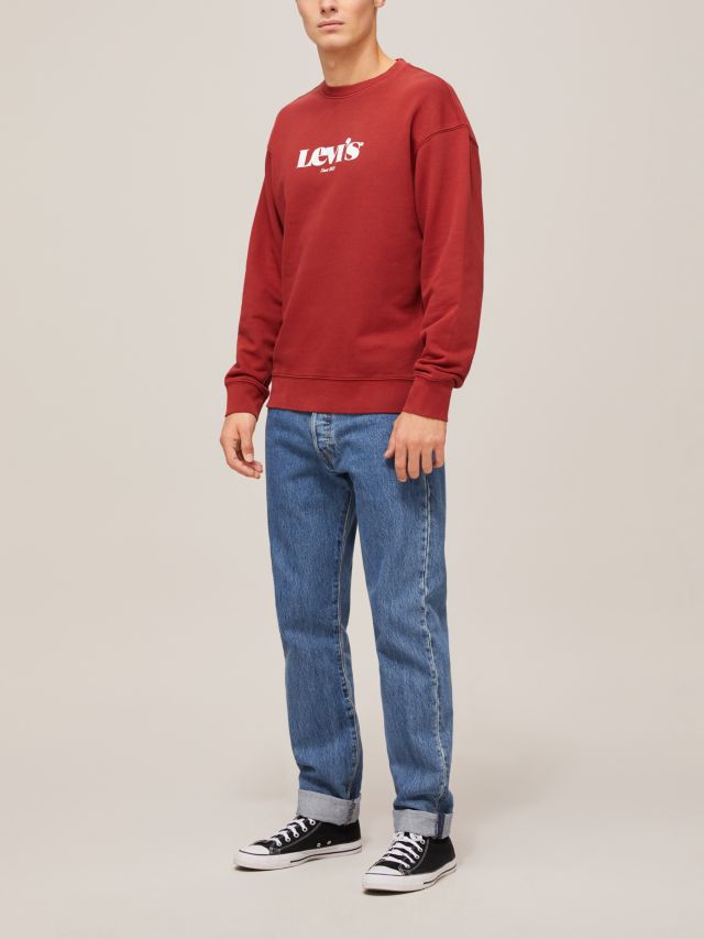 Levi's relaxed graphic sale crew