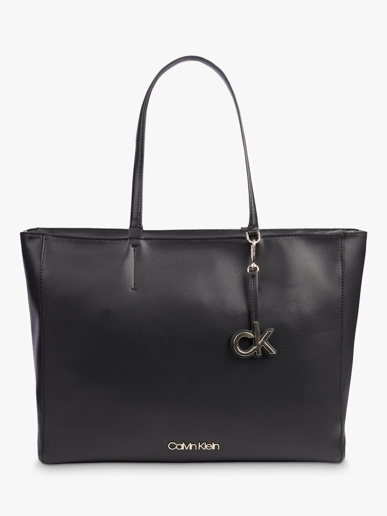 Calvin Klein Medium Must Tote Bag, Black at John Lewis & Partners