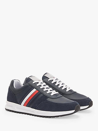 Tommy Hilfiger Modern Corporate Trainers, White, Desert Sky