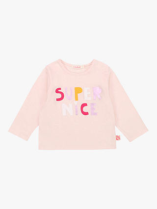 Billieblush Baby Cotton Printed T-Shirt, Pink
