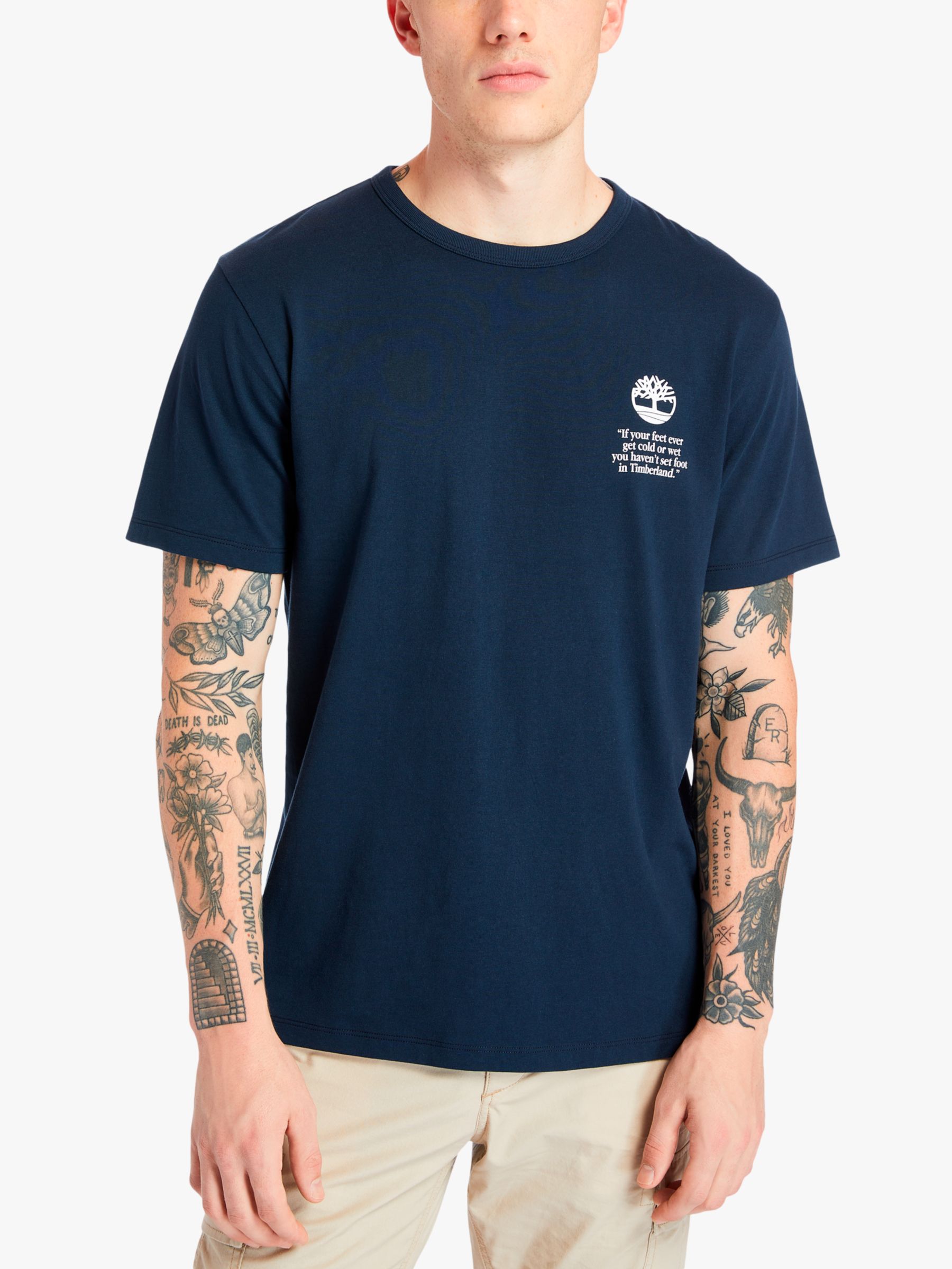 Timberland Archive Back Boot Graphic T-Shirt, Blue