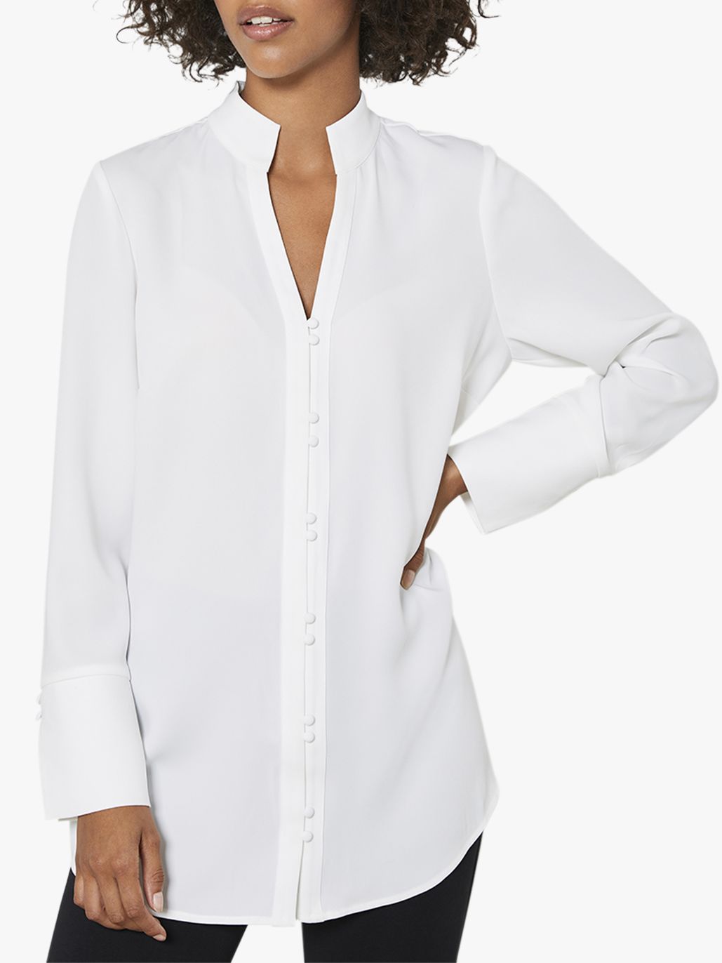 Mint Velvet Off-White Shirt, Ivory