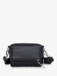 Whistles Bibi Leather Cross Body Bag, Navy