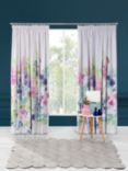 bluebellgray Foxglove Pair Blackout/Thermal Lined Pencil Pleat Curtains, Multi