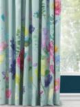 bluebellgray Tetbury Pair Blackout Lined Pencil Pleat Curtains, Duck Egg