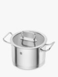 ZWILLING Pro Stainless Steel Stock Pot & Glass Lid