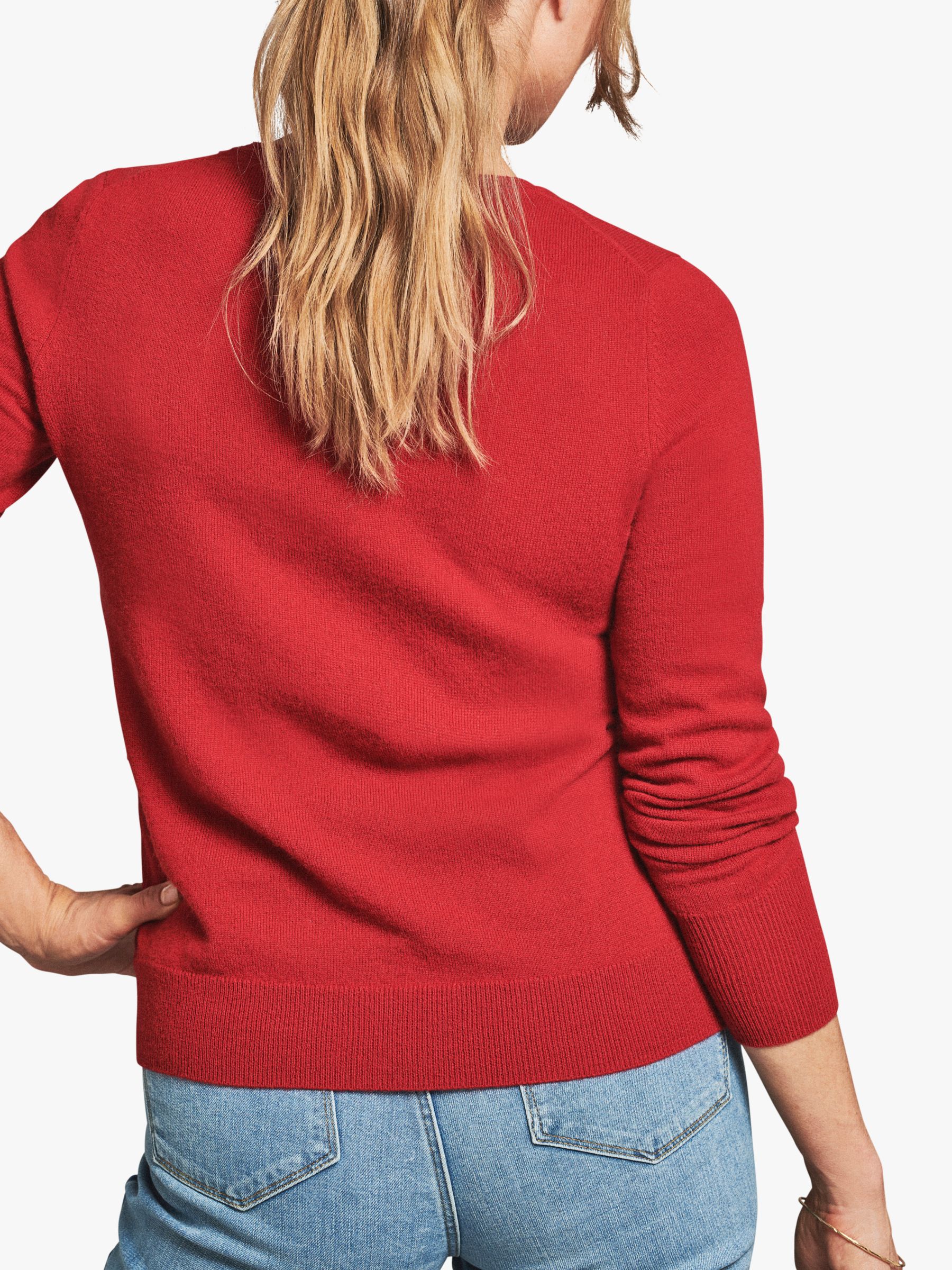Buy Pure Collection Cashmere Crew Neck Cardigan Online at johnlewis.com