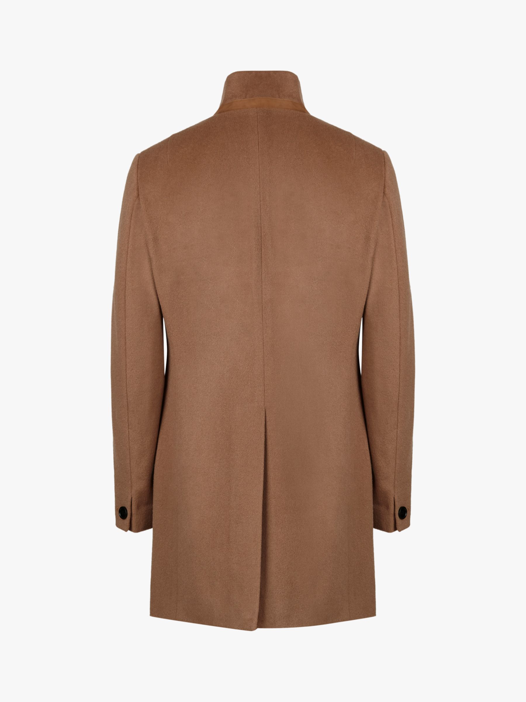 AllSaints Manor Wool Coat, Camel at John Lewis & Partners