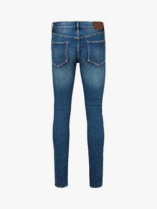 AllSaints Cigarette Skinny Fit Jeans, Mid Indigo