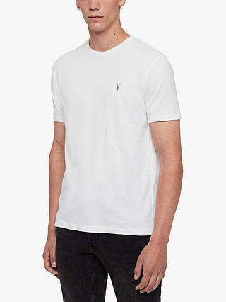 AllSaints Brace Tonic Crew Neck T-Shirts, Pack of 3, White
